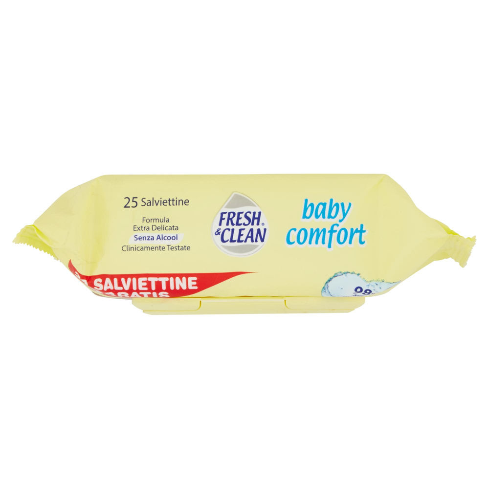 SALVIETTE FRESH &CLEAN BABY COMFORT PZ.20+5 GRATIS O/S - 2
