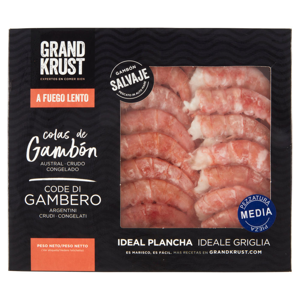CODE DI GAMBERO ARGENTINO C2 CON GUSCIO GRAND KRUST SCATOLA G 400 - 15