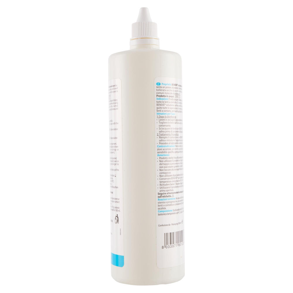SOLUZIONE SALINA LENTI BENEXE 'SCATOLA ML 550 - 1