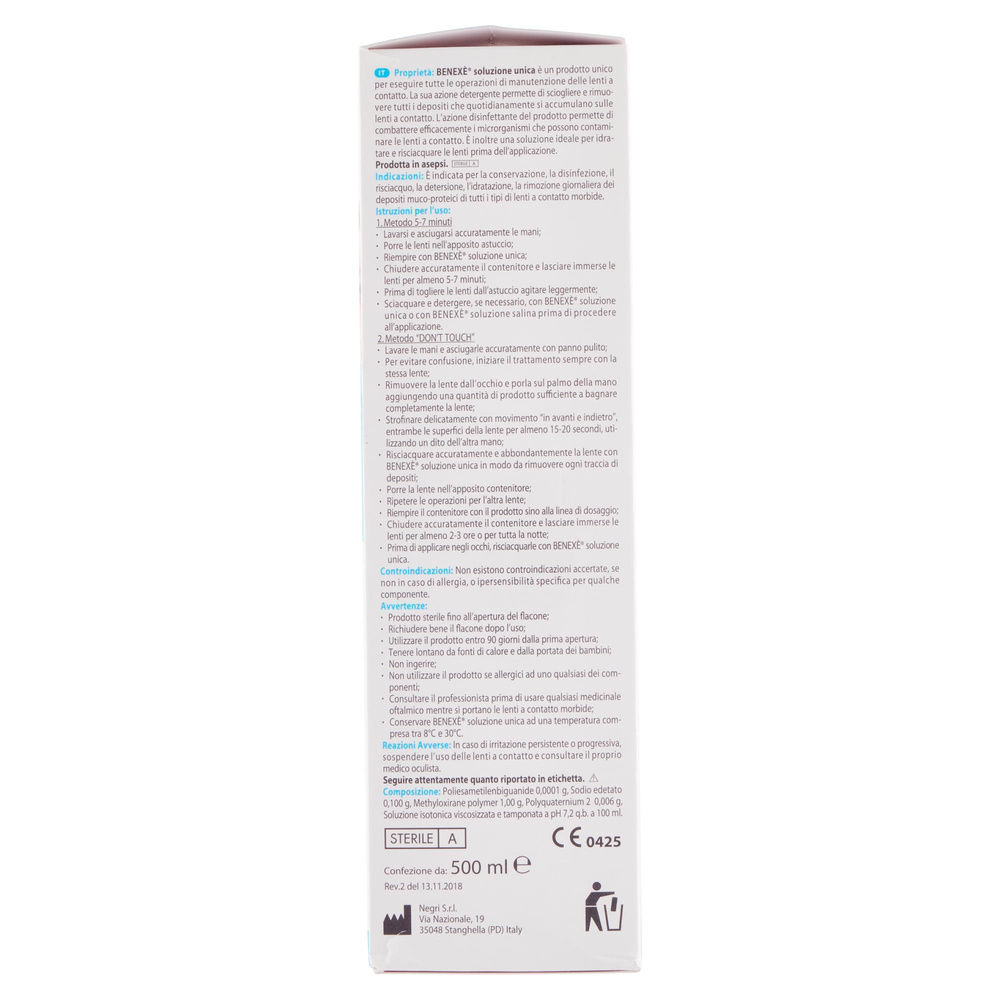 SOLUZIONE UNICA LENTI BENEXE' SCATOLA ML 500 - 4