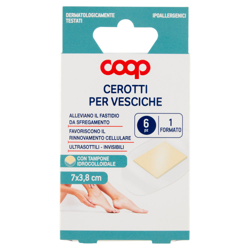 CEROTTI PER VESCICHE COOP SCATOLA PZ 6 - 3