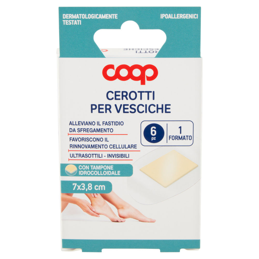 CEROTTI PER VESCICHE COOP SCATOLA PZ 6 - 2