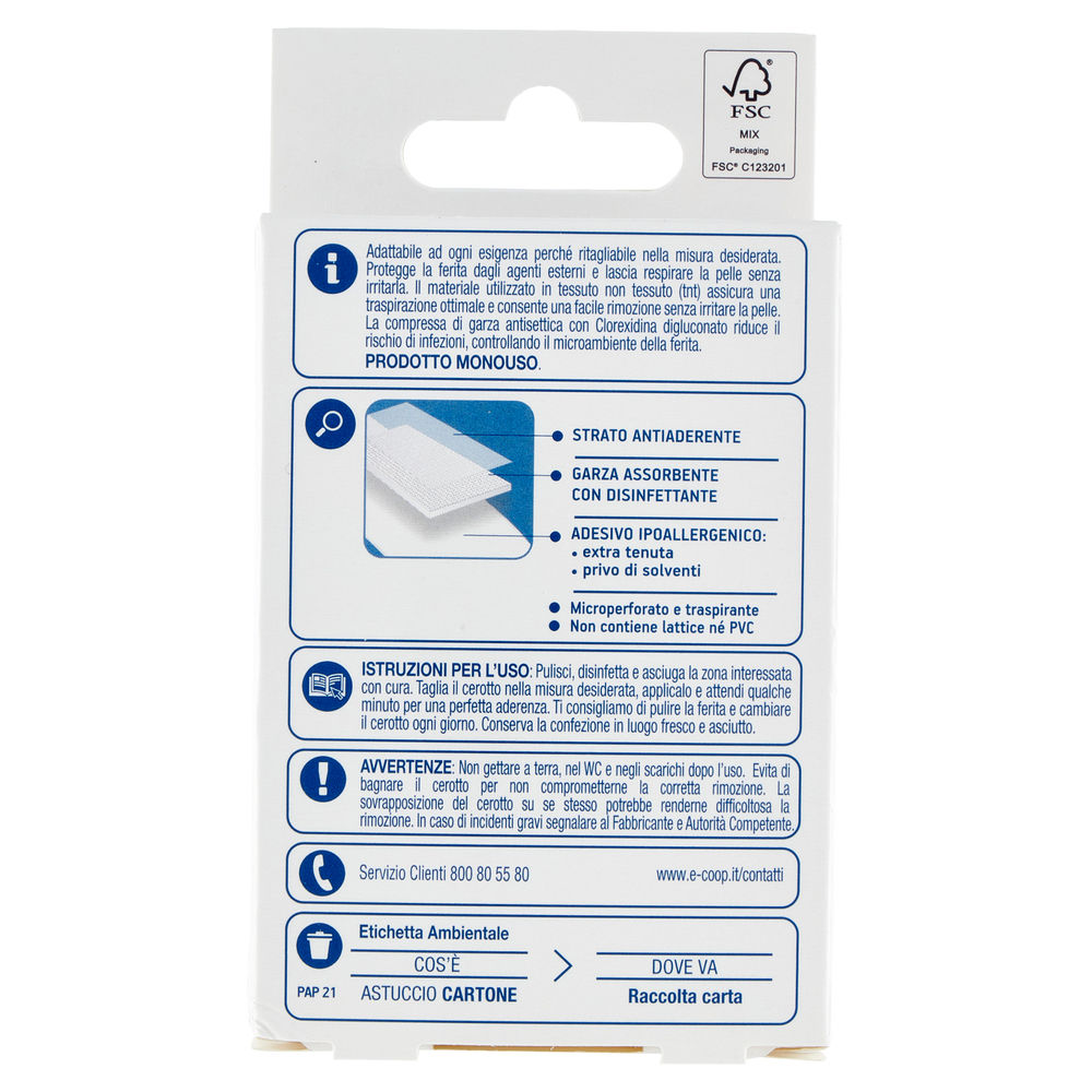 CEROTTO STRISCIA TNT DELICATO COOP 1MX6CM PZ 1 - 1
