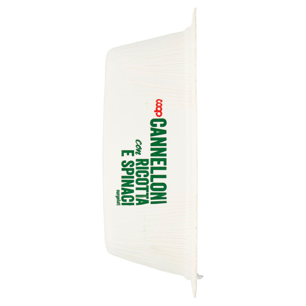 CANNELLONI CON RICOTTA E SPINACI COOP SURG. VASCHETTA SURG. G 500 - 3