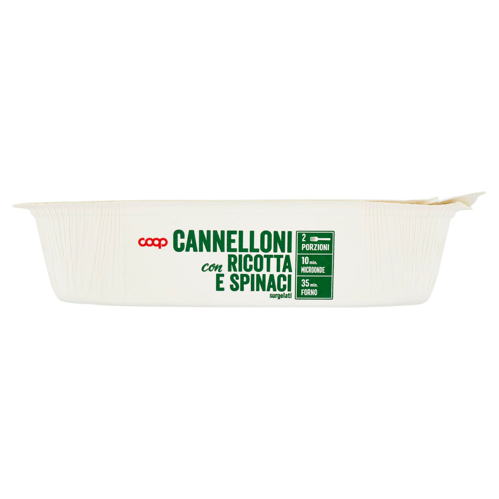 CANNELLONI CON RICOTTA E SPINACI COOP SURG. VASCHETTA SURG. G 500 - 6