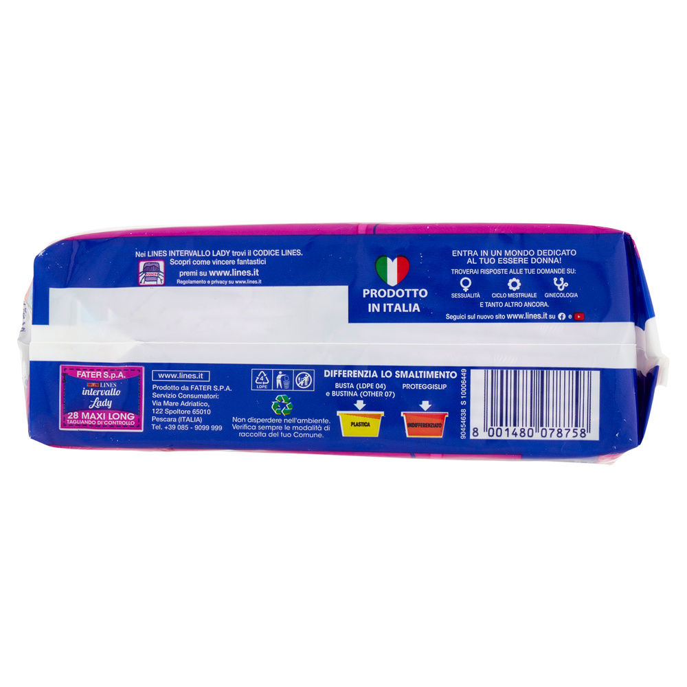 PROTEGGI-SLIP LINES INTERVALLO LADY MAXI LONG SCATOLA PZ.28 - 6