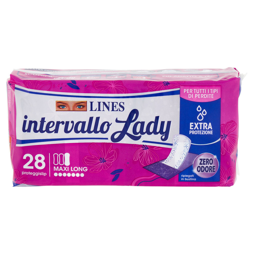 PROTEGGI-SLIP LINES INTERVALLO LADY MAXI LONG SCATOLA PZ.28 - 2