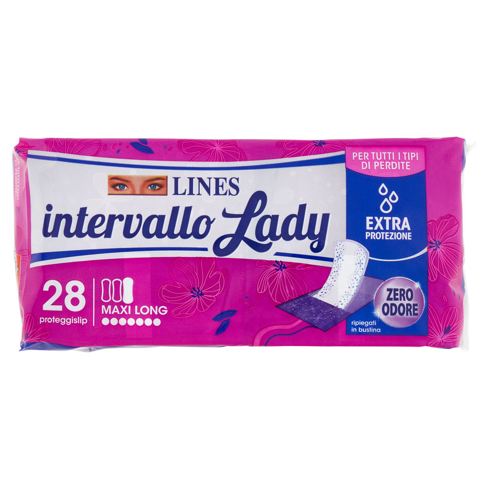 PROTEGGI-SLIP LINES INTERVALLO LADY MAXI LONG SCATOLA PZ.28 - 0