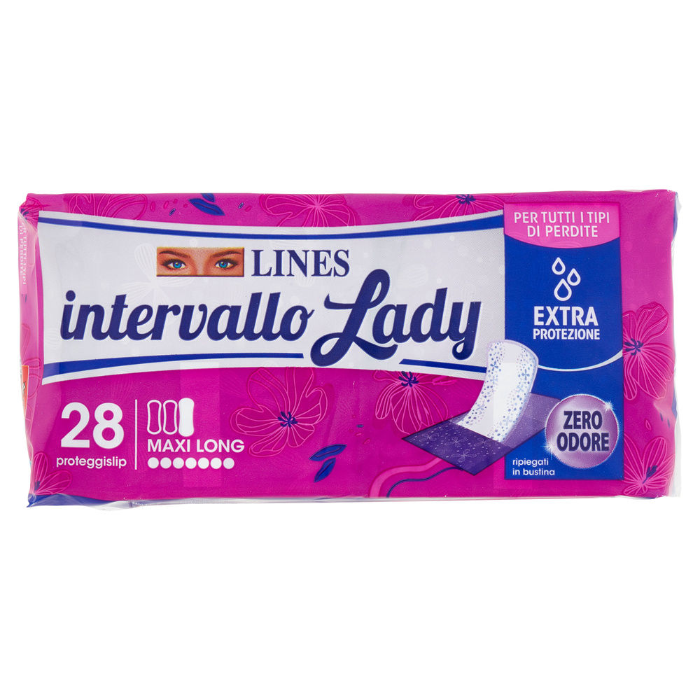 PROTEGGI-SLIP LINES INTERVALLO LADY MAXI LONG SCATOLA PZ.28 - 3