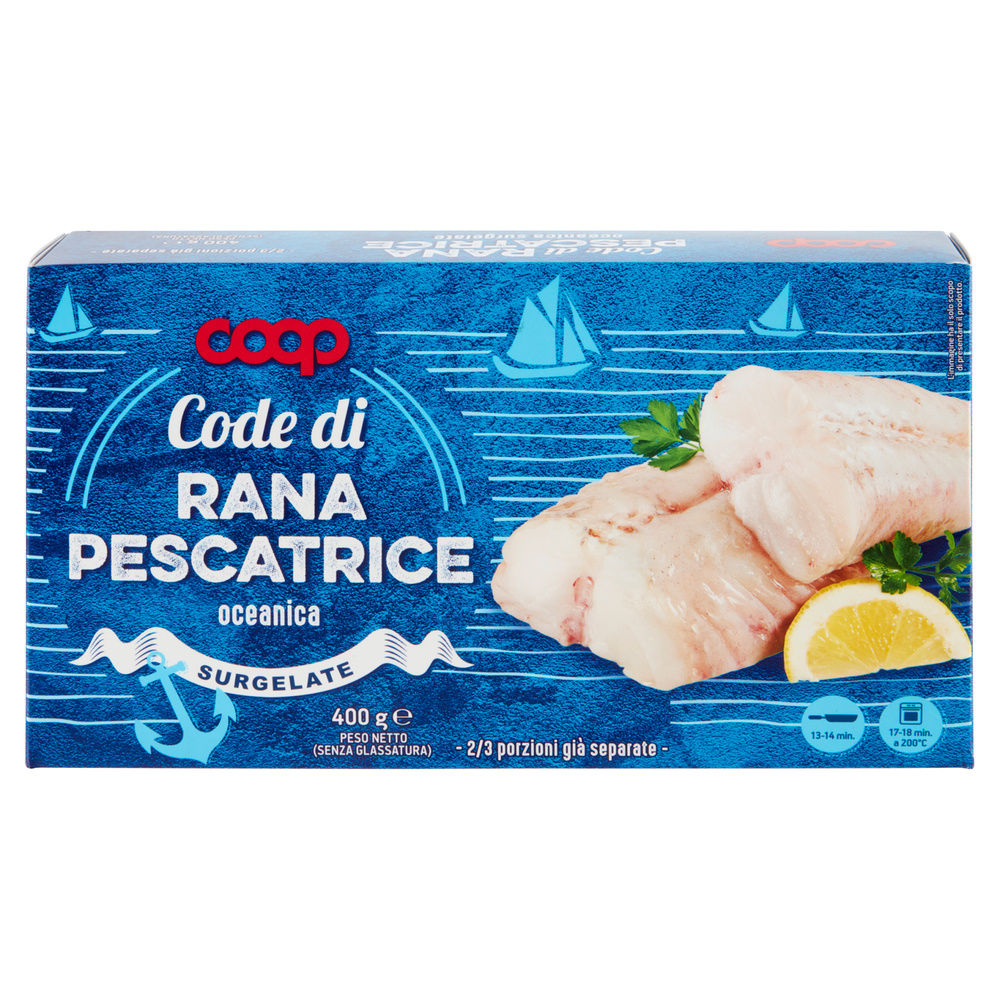 CODE DI RANA PESCATRICE SUDAFRICANA SURGELATE COOP ASTUCCIO G 400 - 2