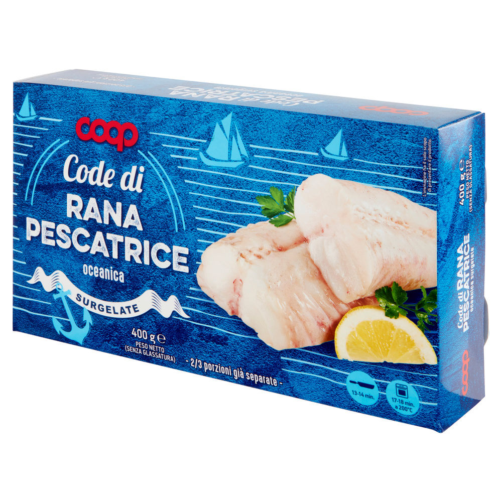 CODE DI RANA PESCATRICE SUDAFRICANA SURGELATE COOP ASTUCCIO G 400 - 4