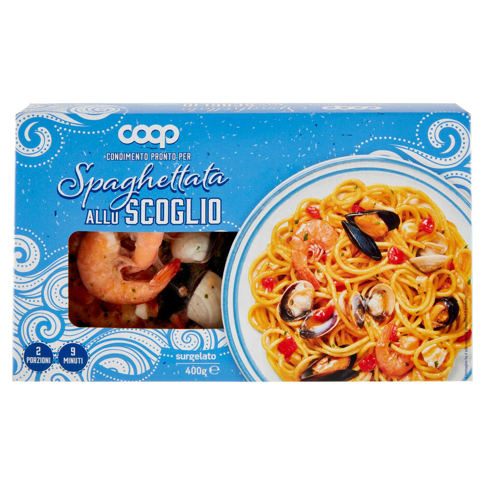CONDIMENTO PRONTO PER SPAGHETTATA ALLO SCOGLIO SURG. COOP SCATOLA G 400 - 7