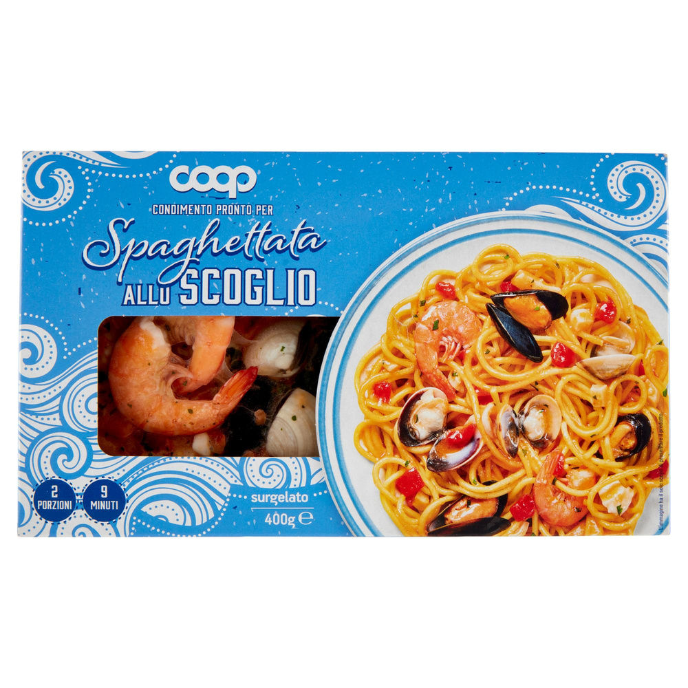 CONDIMENTO PRONTO PER SPAGHETTATA ALLO SCOGLIO SURG. COOP SCATOLA G 400 - 3
