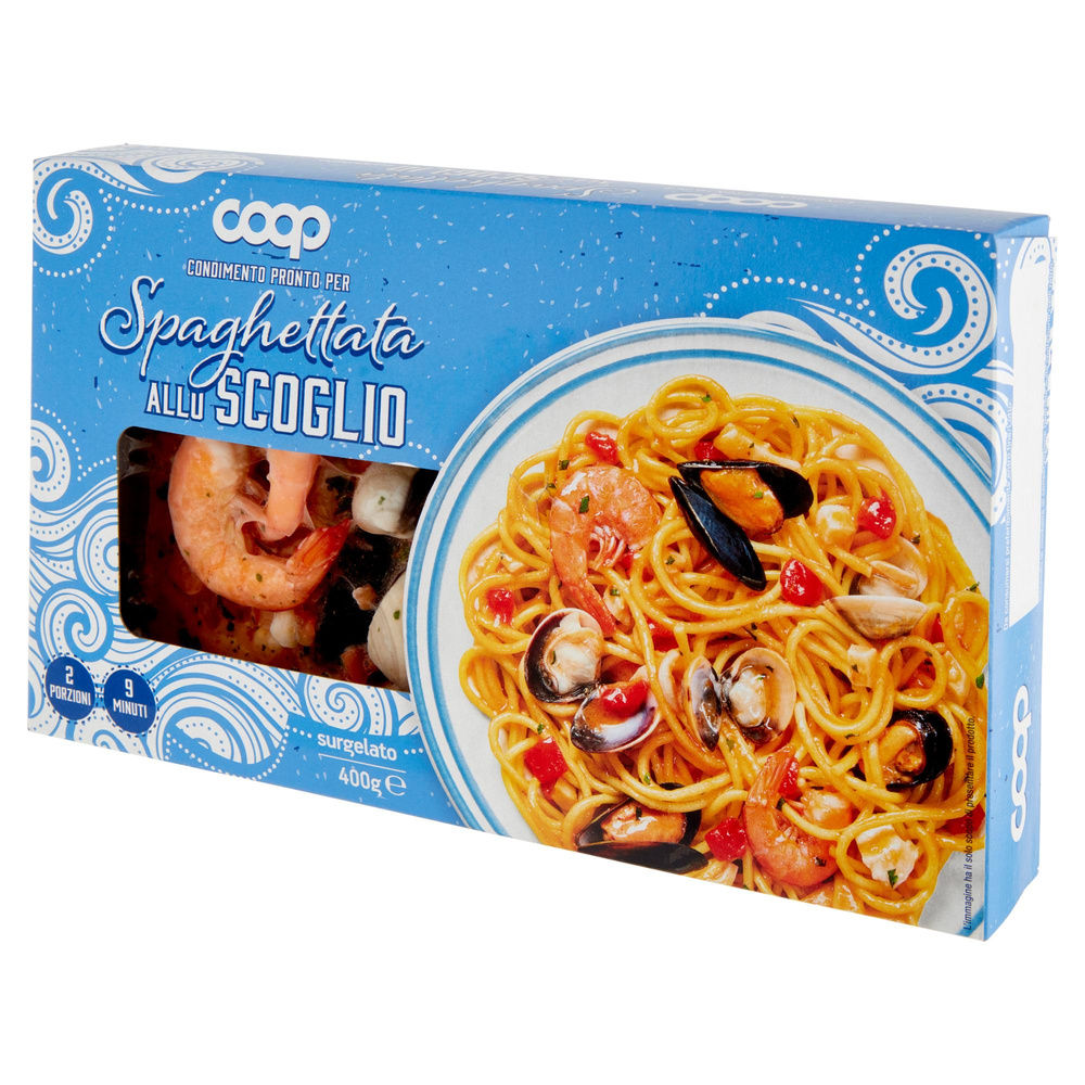 CONDIMENTO PRONTO PER SPAGHETTATA ALLO SCOGLIO SURG. COOP SCATOLA G 400 - 2