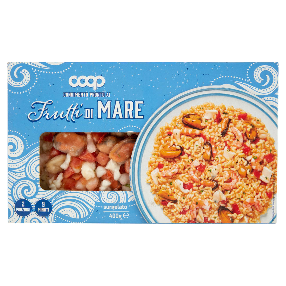 CONDIMENTO PRONTO AI FRUTTI DI MARE SURG. SCATOLA COOP G 400 - 0