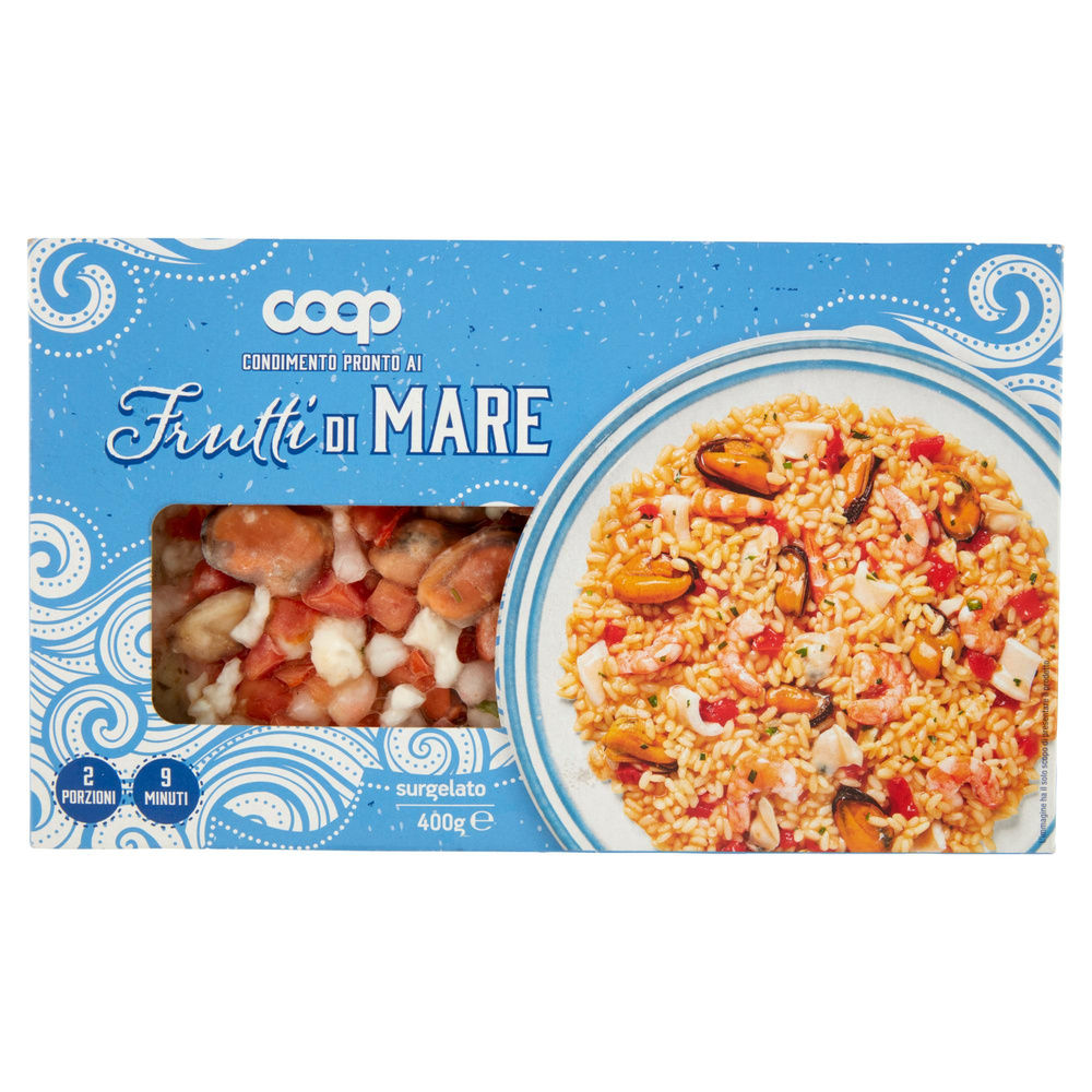 CONDIMENTO PRONTO AI FRUTTI DI MARE SURG. SCATOLA COOP G 400 - 8