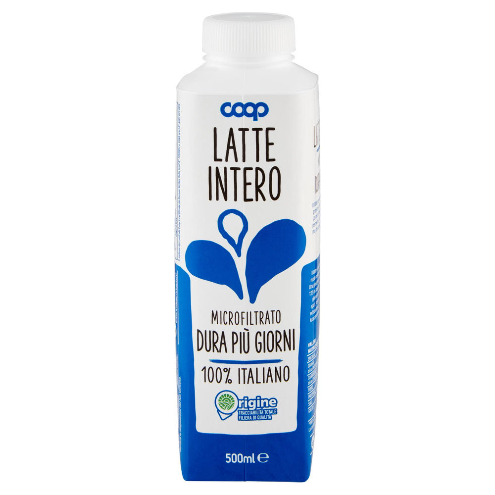 LATTE MICROFILTRATO INTERO ORIGINE COOP TETRATOP SLIM 500 ML - 2