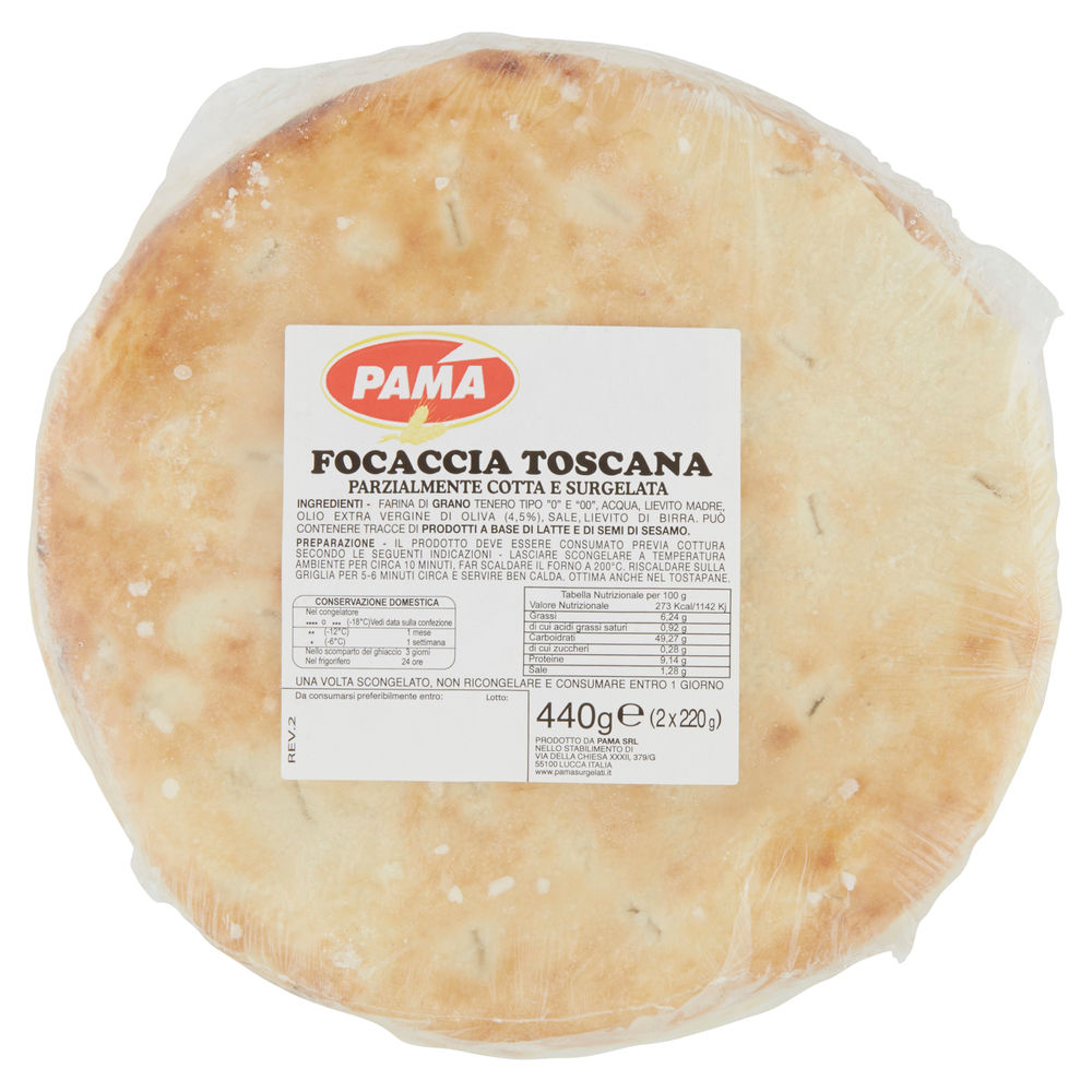 FOCACCIA TOSCANA X2 PAMA G 440 - 0