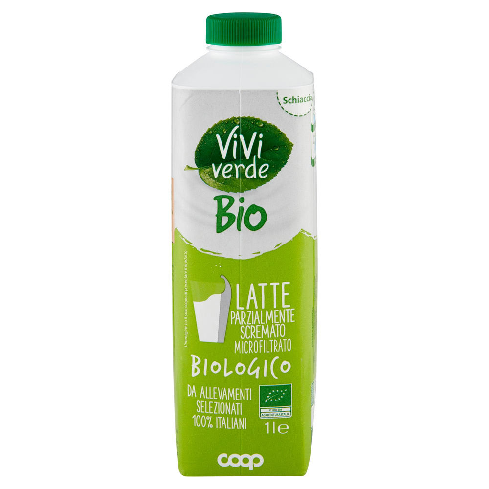 LATTE MICROFILTRATO PS BIO VIVI VERDE COOP TETRATOP 1 L - 2