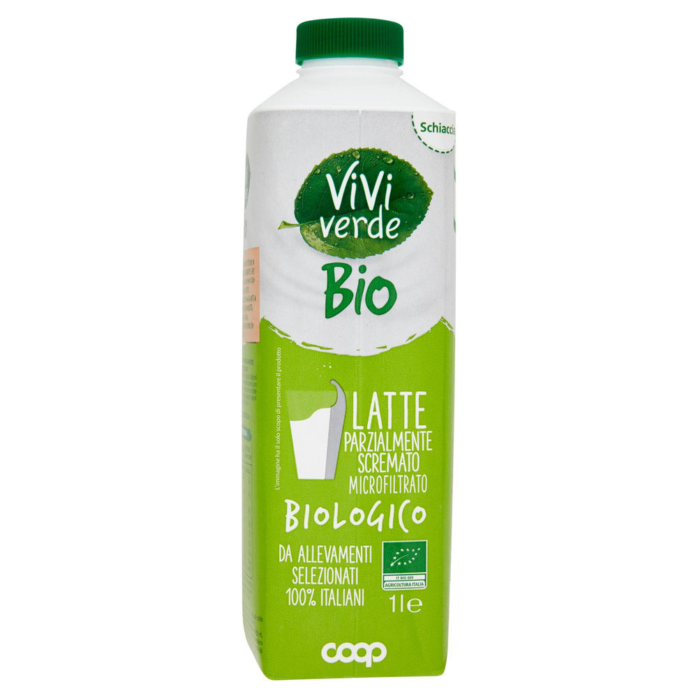 LATTE MICROFILTRATO PS BIO VIVI VERDE COOP TETRATOP 1 L - 3