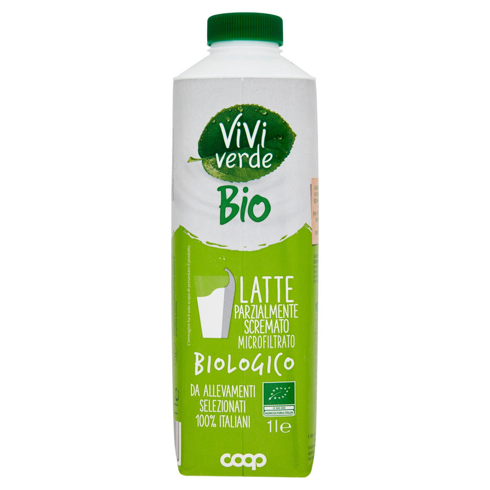 LATTE MICROFILTRATO PS BIO VIVI VERDE COOP TETRATOP 1 L - 1