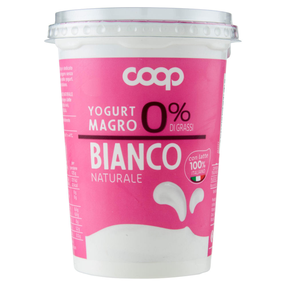 YOGURT MAGRO COOP 0% BIANCO 500 G - 3