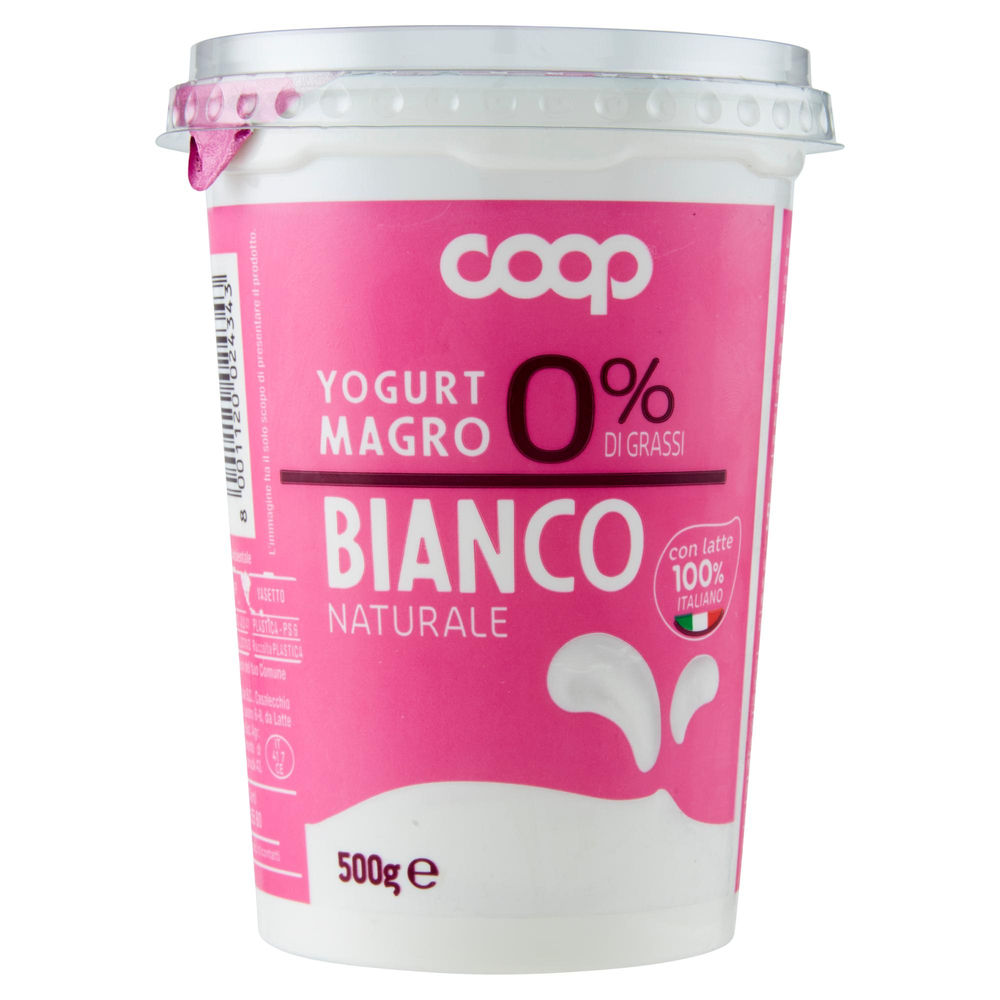 YOGURT MAGRO COOP 0% BIANCO 500 G - 1