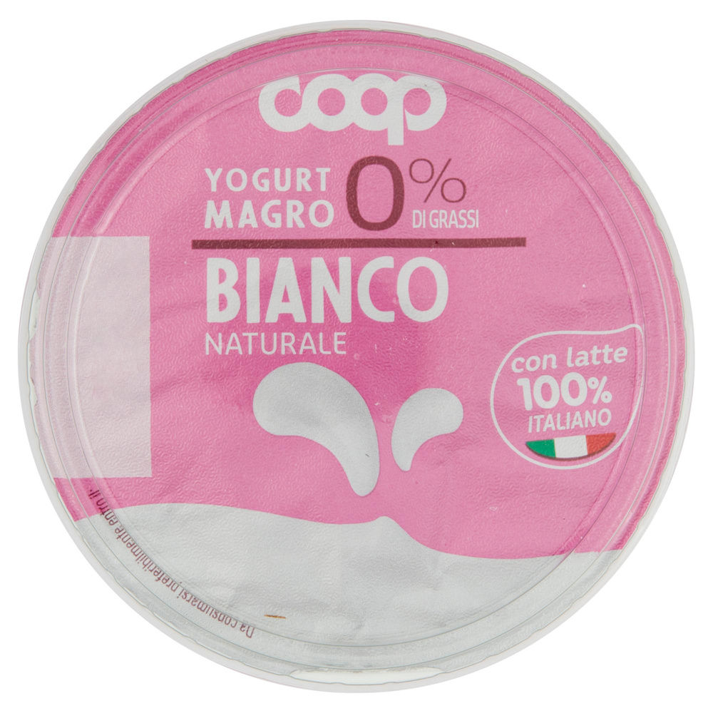 YOGURT MAGRO COOP 0% BIANCO 500 G - 6