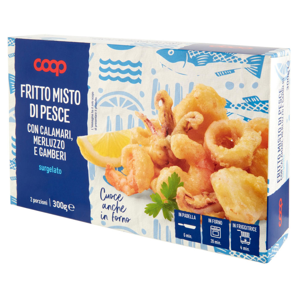 FRITTO MISTO DI PESCE SURGELATO COOP SCATOLA GR.300 - 2