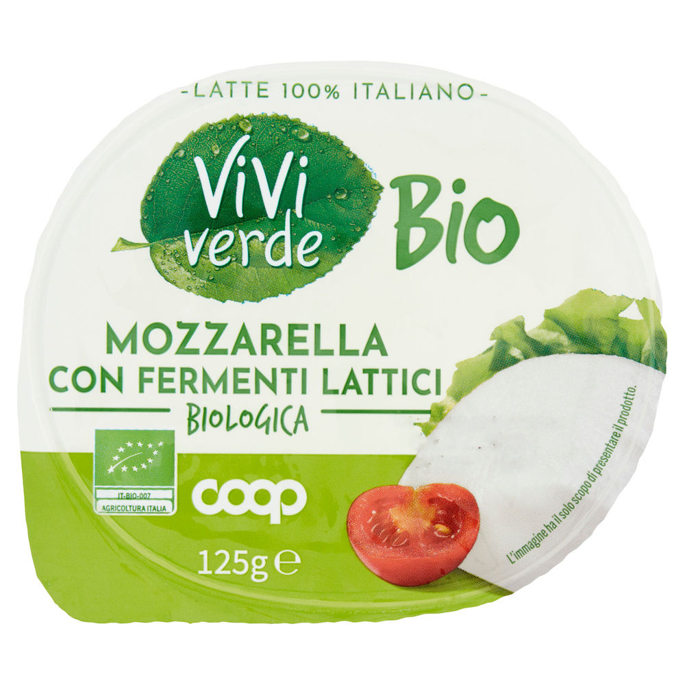 MOZZARELLA BIO VIVI VERDE COOP VASCHETTA 125 G - 3
