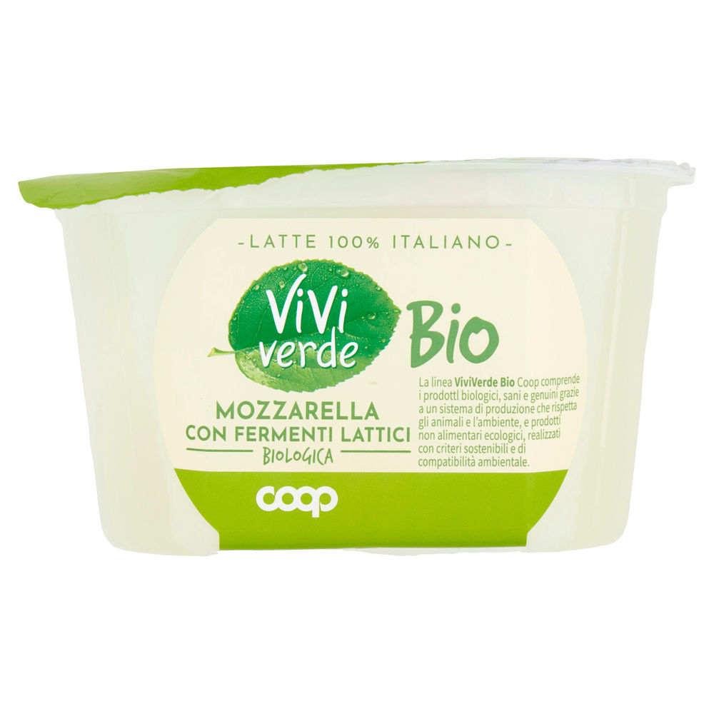 MOZZARELLA BIO VIVI VERDE COOP VASCHETTA 125 G - 8