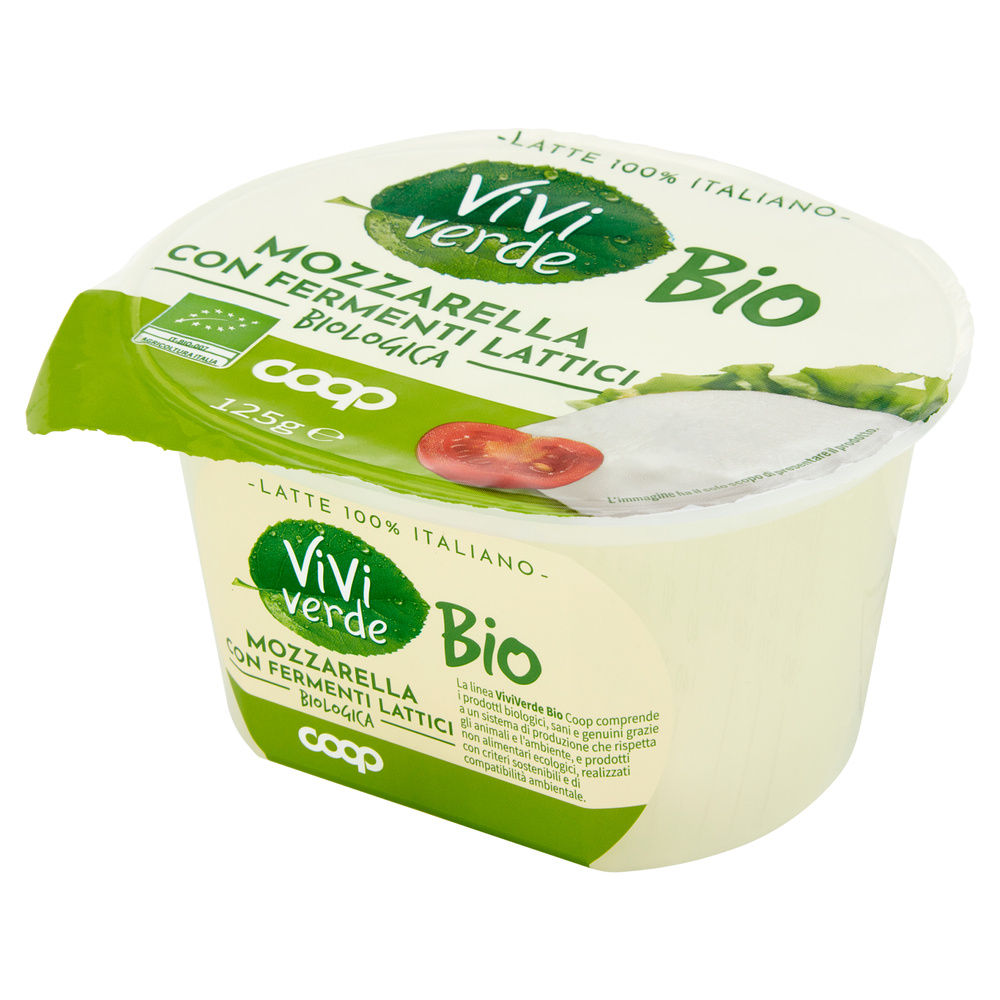 MOZZARELLA BIO VIVI VERDE COOP VASCHETTA 125 G - 6