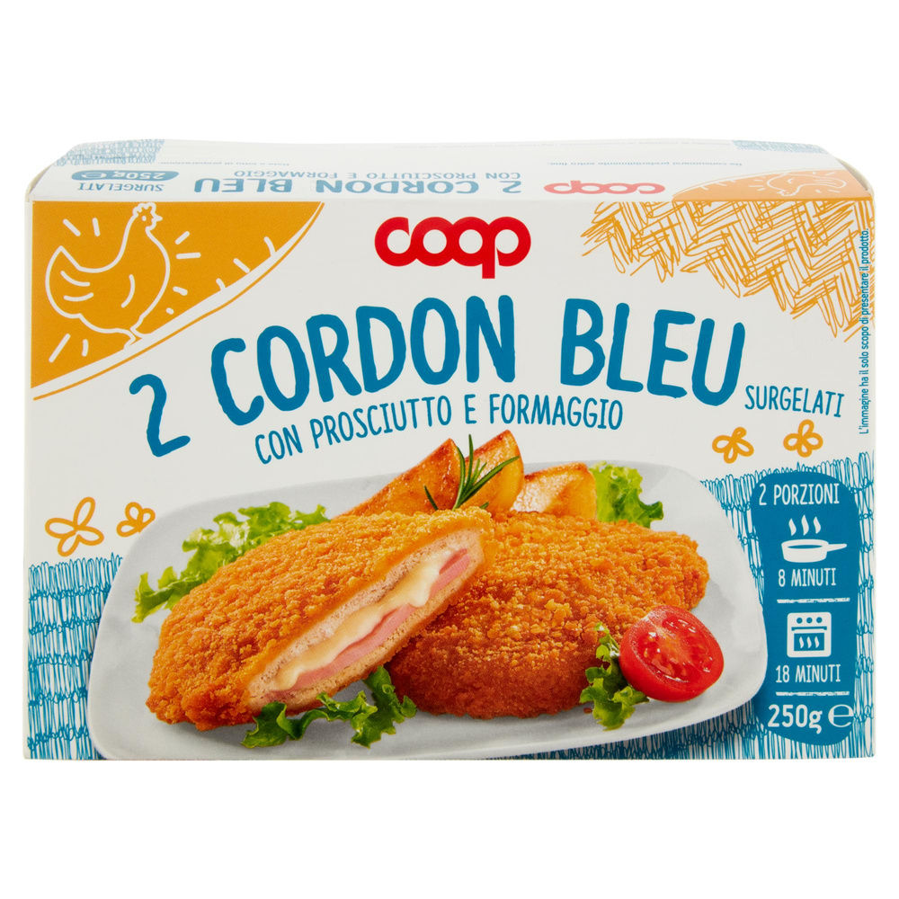 CORDON BLEU SURGELATI COOP 2 PZ  ASTUCCIO G 250 - 7