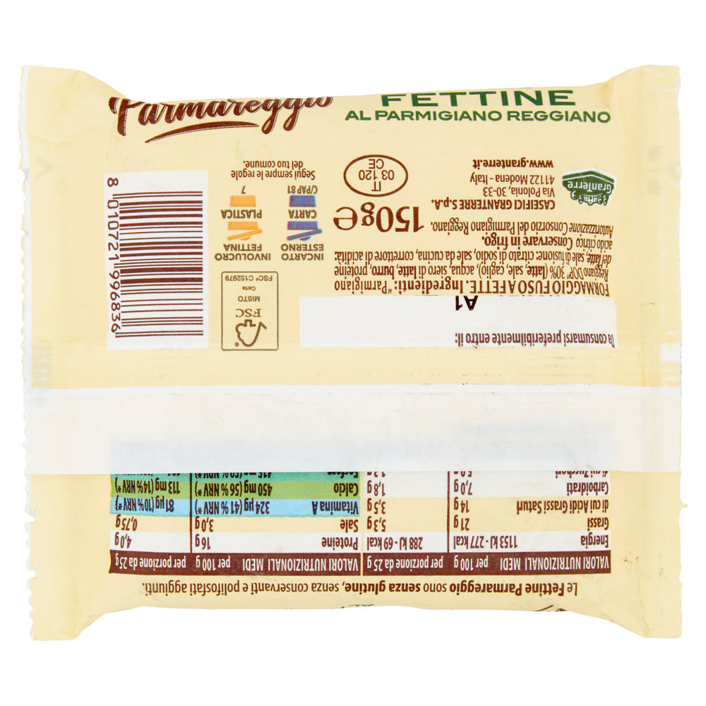 FETTINE AL PARMIGIANO REGGIANO PARMAREGGIO G 150 - 1