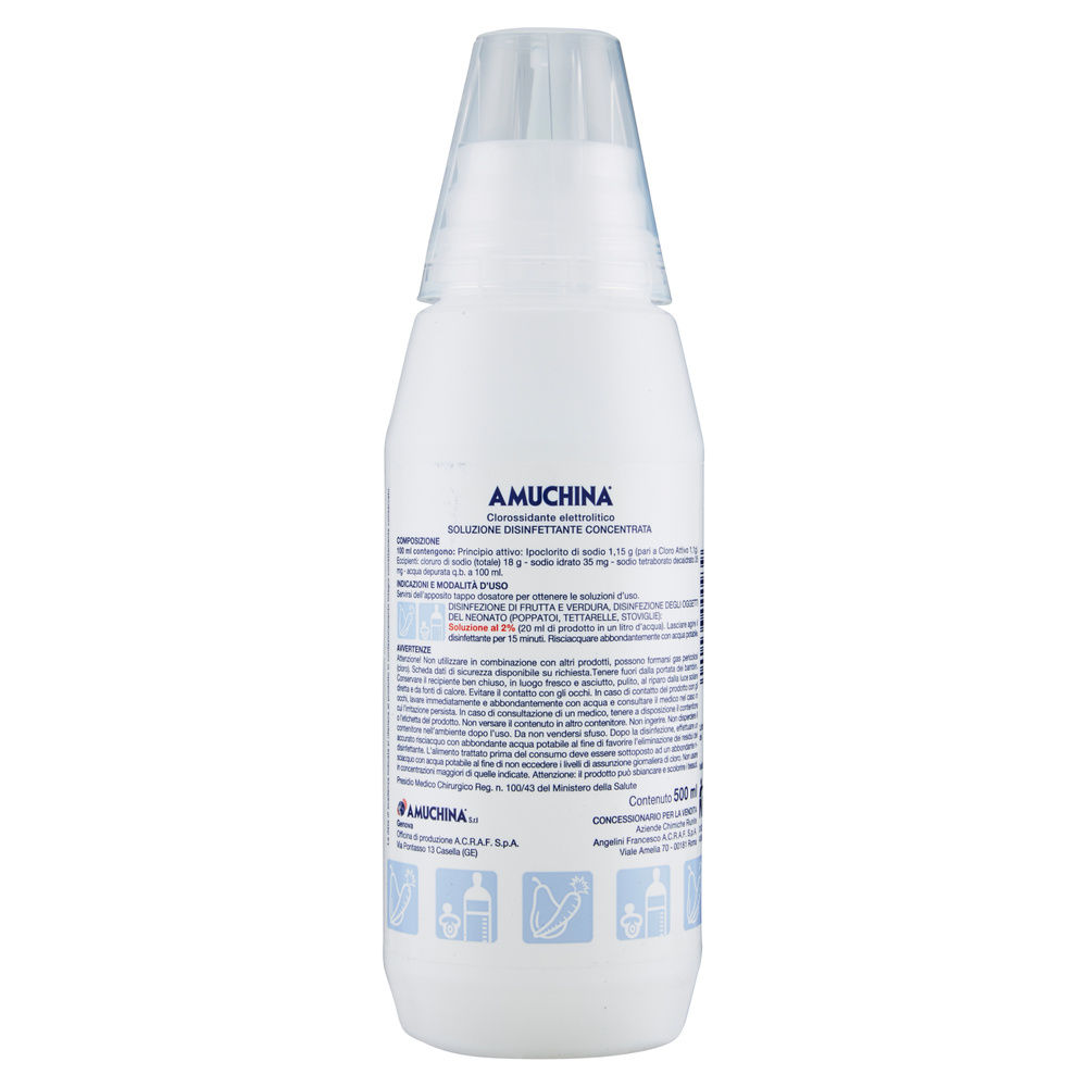 DISINFETTANTE AMUCHINA SOLUZIONE CONCENTRATA PMC ML 500 - 12
