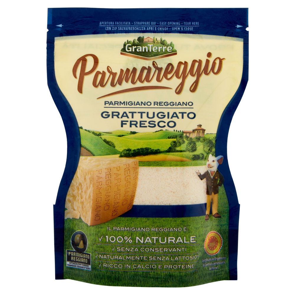 PARMIGIANO REGGIANO DOP GRATTUGIATO FRESCO STAG.12 MESI PARMAREGGIO 60G - 0