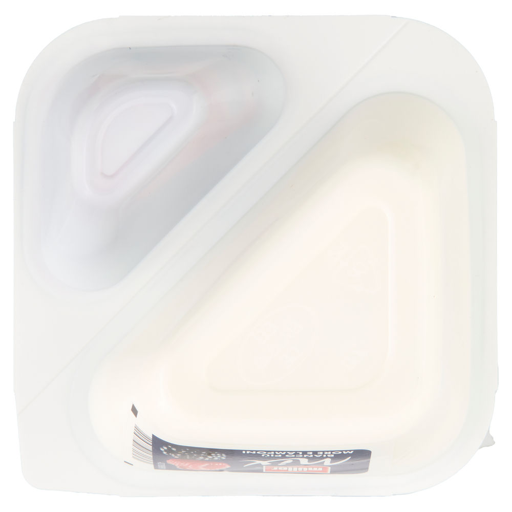 CREMA DI YOGURT MIX MULLER BIANCO+MORE LAMPONI 150 G - 1