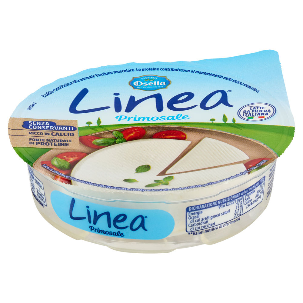 FORMAGGIO LINEA OSELLA SINGLE PACK P.F.VASSOIO 190 G - 2