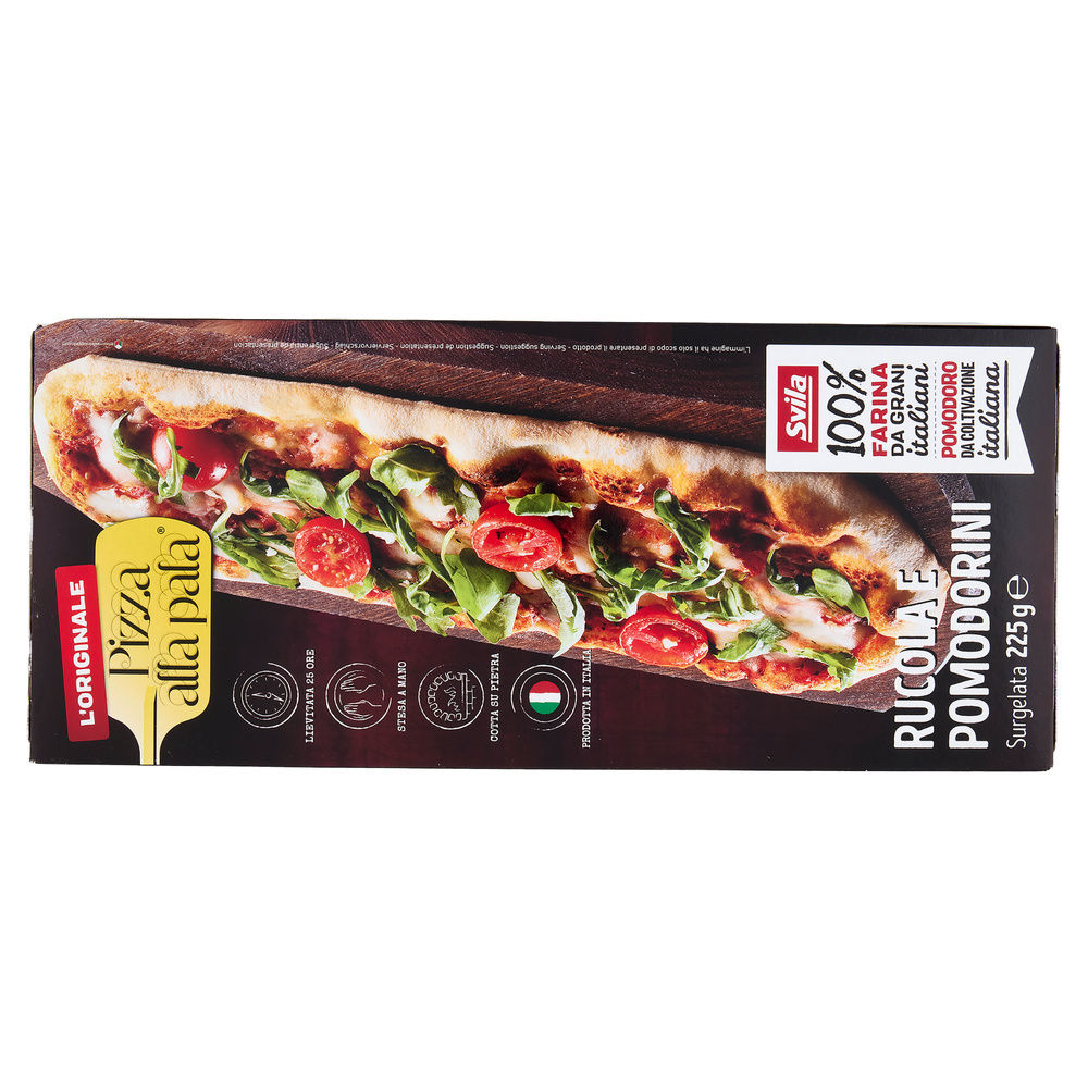 PIZZA PALA RUCOLA E POMODORINI SVILA SCATOLA 225 G - 1