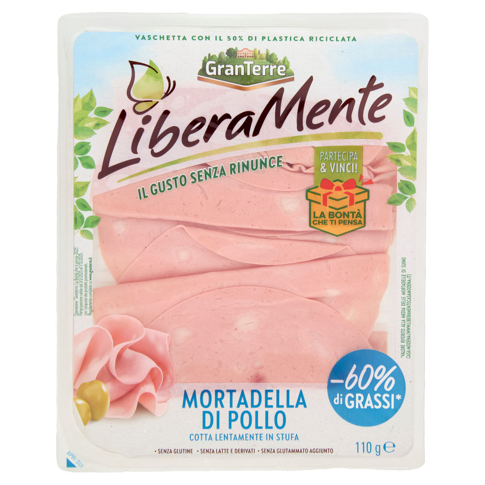 MORTADELLA DI POLLO CASA MODENA  LIBERAMENTE G 110 - 2