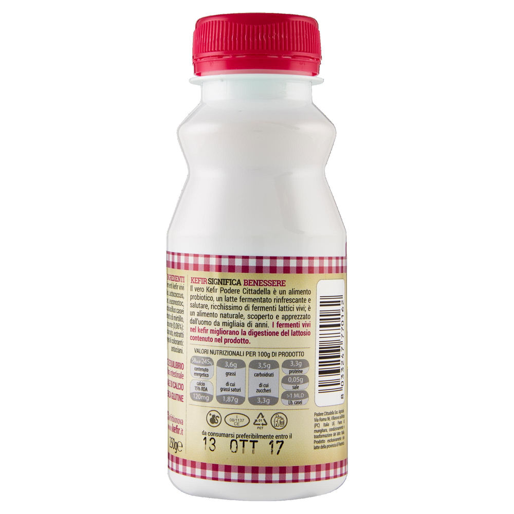 KEFIR BIONOVA MIRTILLO BTG 250 G - 1
