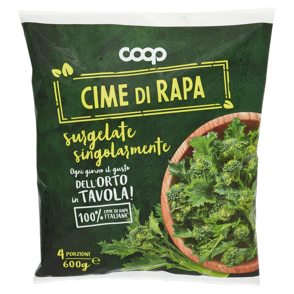CIME DI RAPA SURGELATE COOP BUSTA G 600 - 2