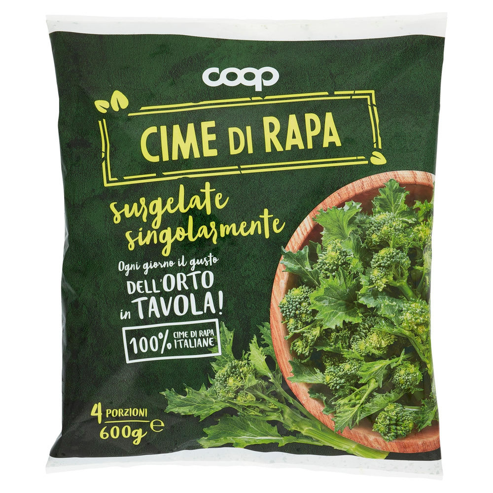 CIME DI RAPA SURGELATE COOP BUSTA G 600 - 3