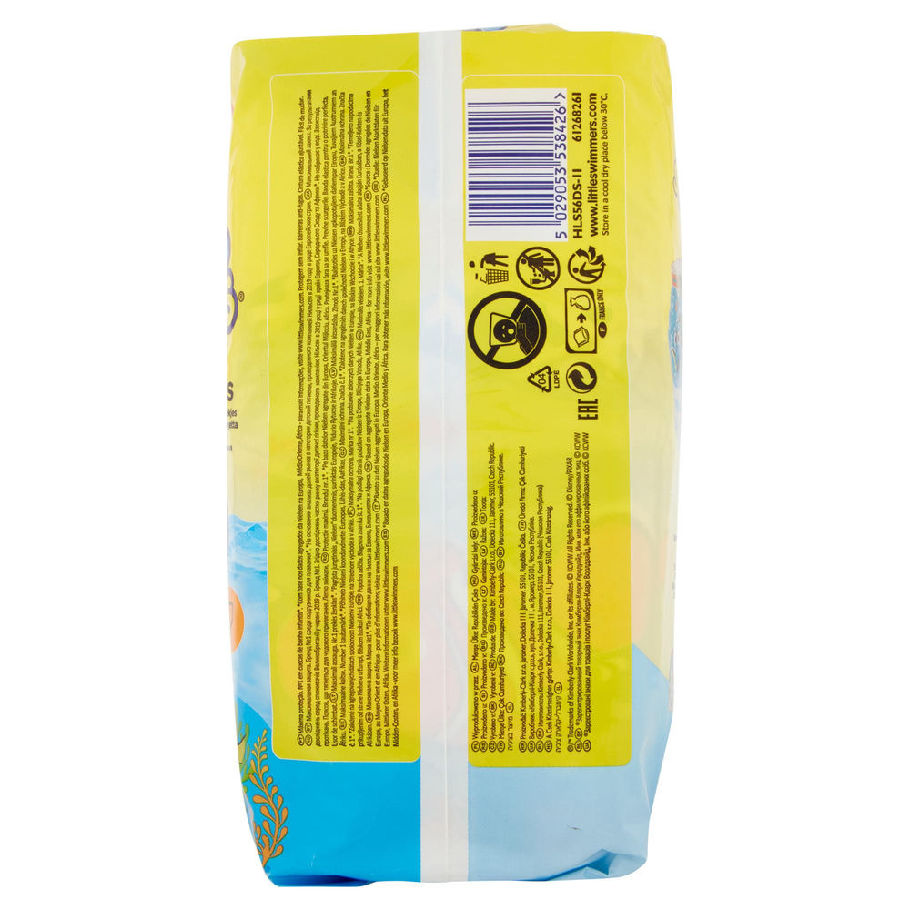 MUTANDINO HUGGIES LITTLE SWIMMERS NAZARE TG 5-6 LARGE +12KG. PZ.11 - 4