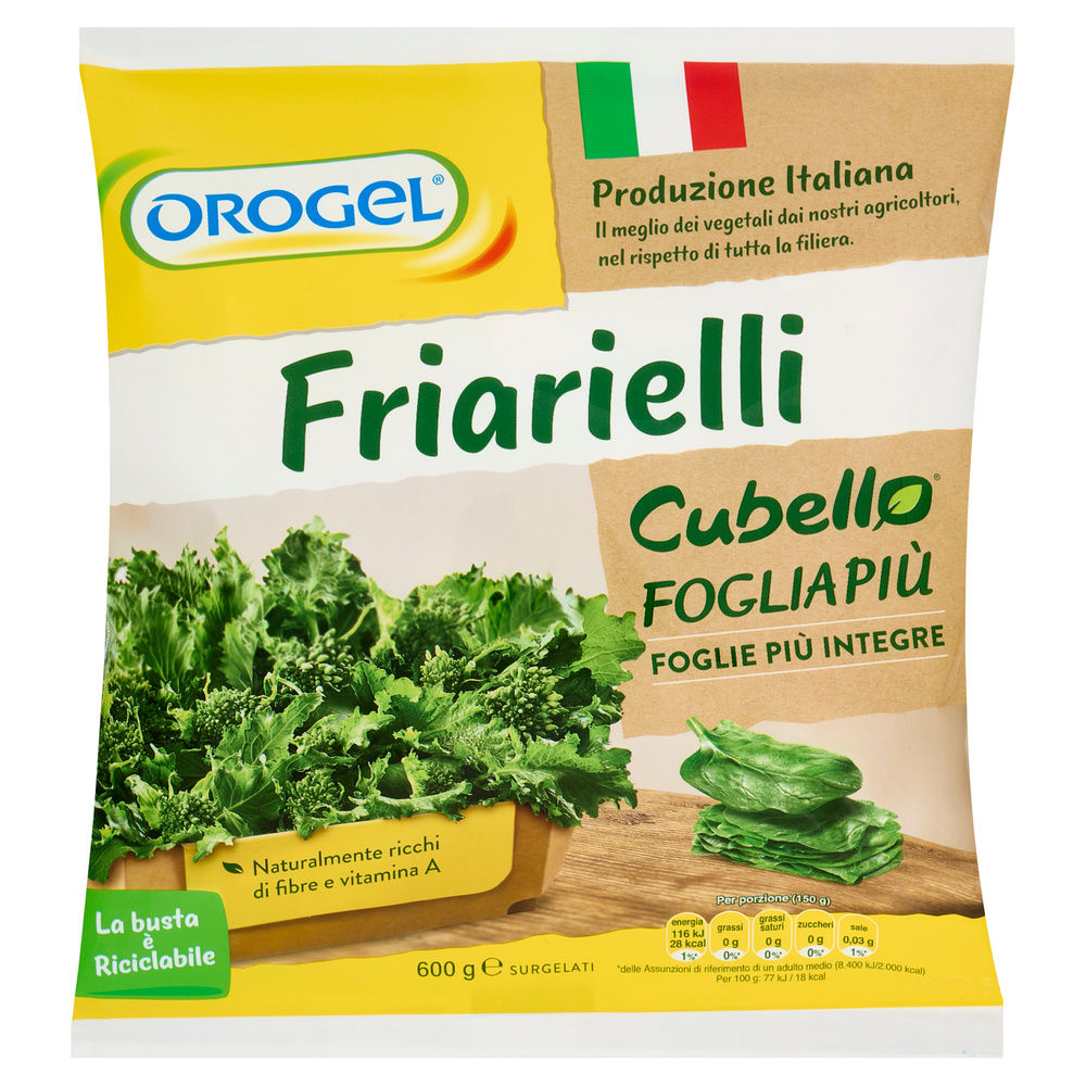 FRIARIELLI CUBELLO FOGLIA PIU' OROGEL G 600 - 7