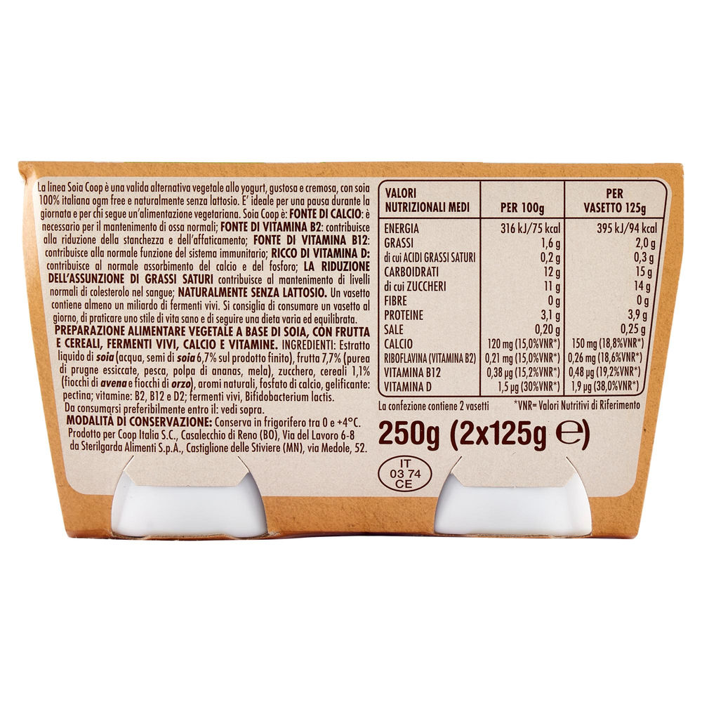 SOJA YO BENE.SI COOP FRUTTA E CEREALI  G 125 X 2 - 1