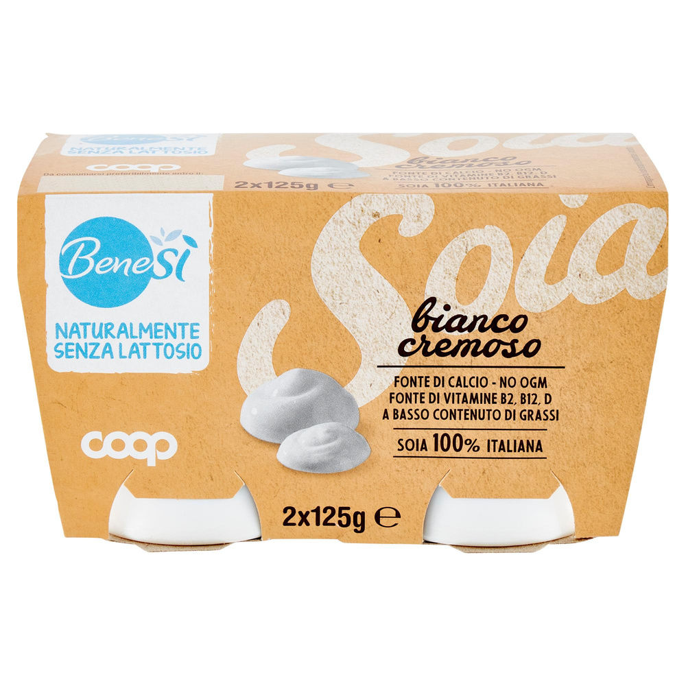 SOJA YO BENE SI COOP BIANCO CREMOSO G 125 X 2 - 6