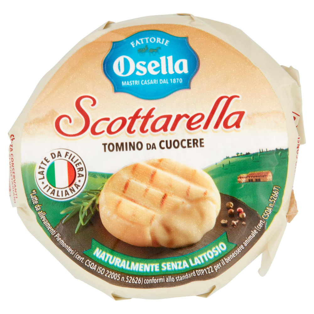 SCOTTARELLA OSELLA TOMINO DA CUOCERE FLOW PACK 100 G - 0