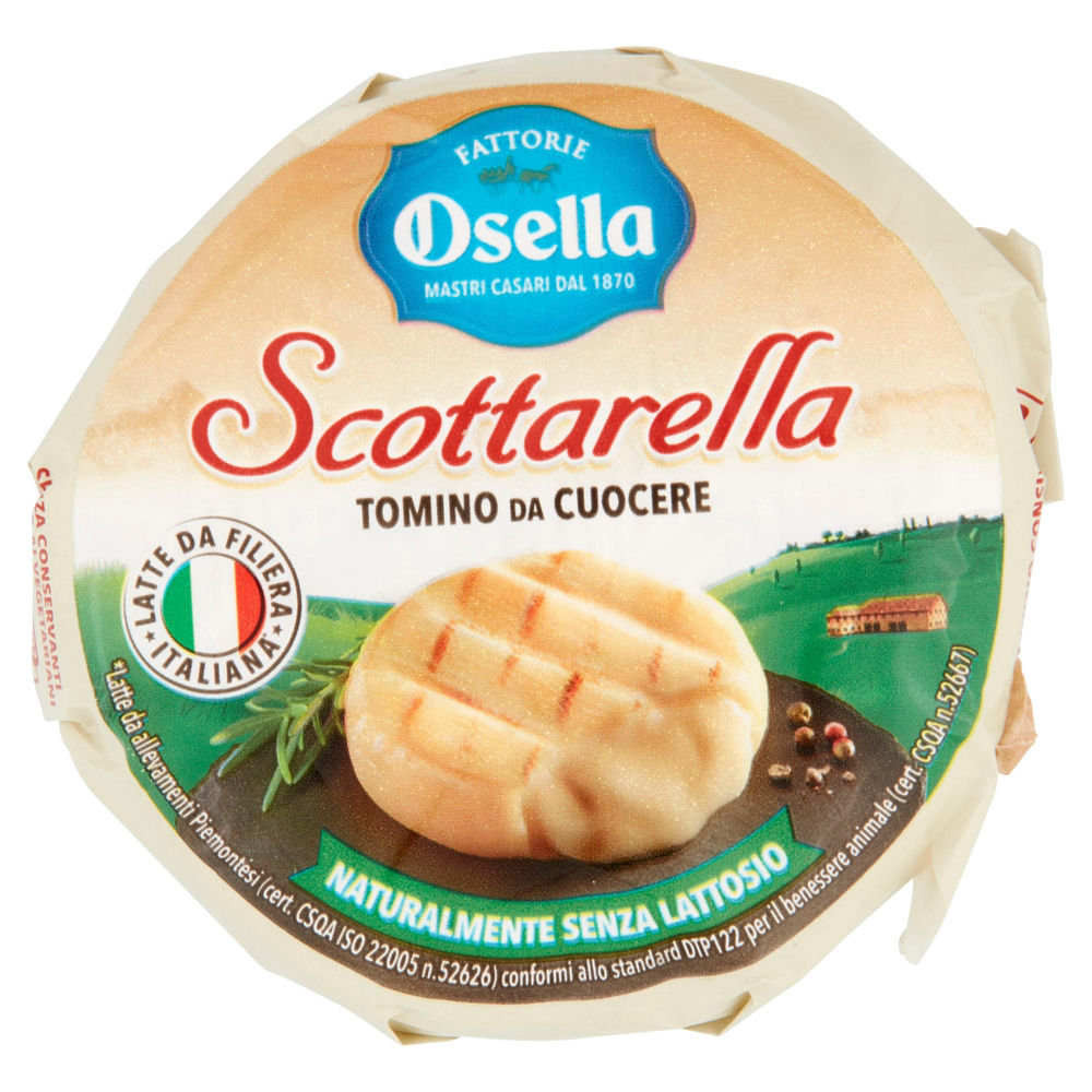 SCOTTARELLA OSELLA TOMINO DA CUOCERE FLOW PACK 100 G - 4
