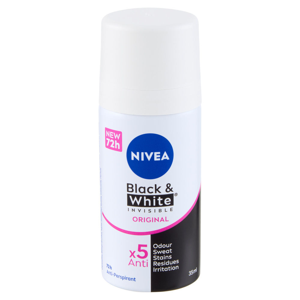 DEODORANTE MINI TAGLIA BLACK&WHITE FEMALE NIVEA SPRAY ML. 35 - 7